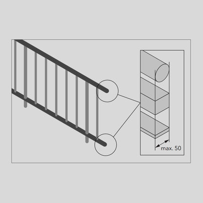 Wagner Solar Balkonhalterung parallel – Set je Modul