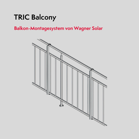 Wagner Solar Balkonhalterung parallel – Set je Modul